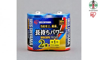 乾電池 BIGCAPA PRIME 単1形2本パック LR20BP／2P　12個セット 515101 - 宮城県角田市