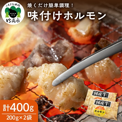 お肉屋さんの味付けホルモン 521107 - 新潟県妙高市