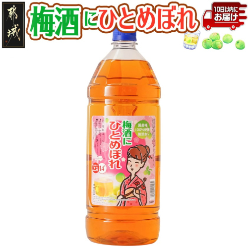 梅酒にひとめぼれ 2.7L×1本 ≪みやこんじょ特急便≫_AA-6702 522553 - 宮崎県都城市