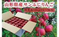 【山形県産】ふじりんご特秀品10kg FSY-0403