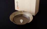 G232p 〈現川焼臥牛窯〉白鷺文菓子鉢