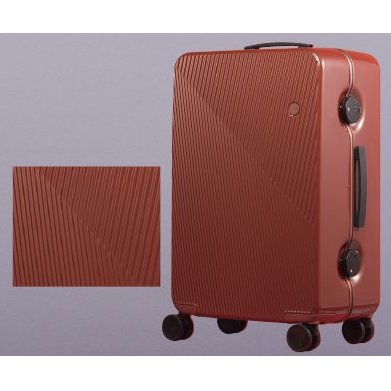 スーツケース中型GINKGO(ファイヤーブリックストライプ)