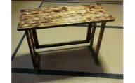木製レトロ風 折り畳みテーブル（小）