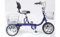 【ブルー】シニアのための安心、安全四輪自転車エアロクークルM2