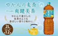 やかんの麦茶 from 爽健美茶 PET (2L×6本)×2ケース