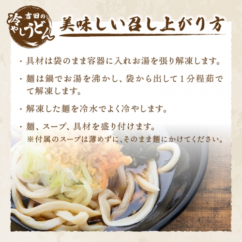 プロトン凍結シールド乳酸菌(登録商標)入り吉田の肉うどんセット