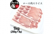 まごころ豚ロース肉スライスセット 1.0kg（250g×4P）