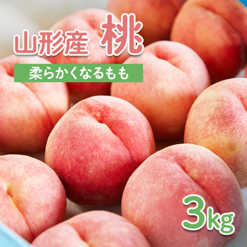 山形産 もも 3kg(柔らかくなるもも)【令和8年産先行予約】FU22-004 539452 - 山形県山形市