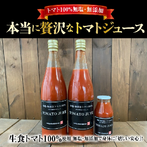 トマト100％無塩・無添加　本当に贅沢なトマトジュース H004-106 54980 - 愛知県碧南市