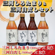 三河しろたまりと三河白だしセット　H033-012