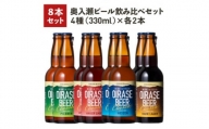 奥入瀬ビール(クラフトビール)飲み比べ8本セット 4種(330ml)各2本【1337758】
