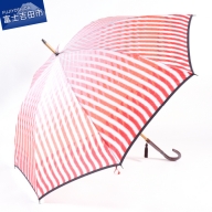 高級雨傘【赤富士と水】