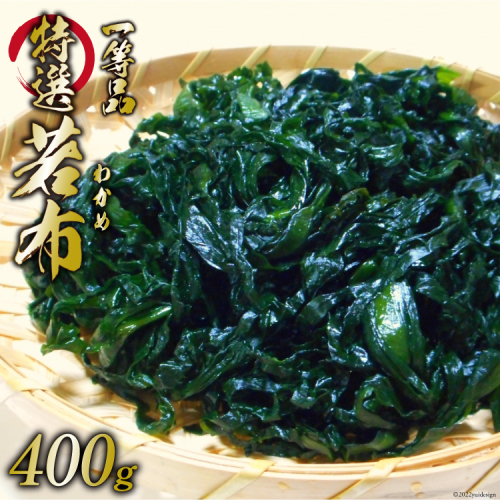 【外抜一等品】 三陸産 特撰若布 400g [大菊 宮城県 気仙沼市 20563741] ワカメ わかめ 塩蔵 冷蔵 一等品 558077 - 宮城県気仙沼市