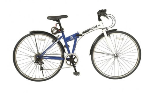 防災対応　ノンパンク700cクロスバイク折りたたみ自転車　オリジナル　マルハチマーク付 （名古屋市役所 総務局　使用了承済）