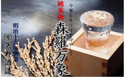 伝統の純米酒「森羅万象」1.8L×1本 56144 - 大分県国東市