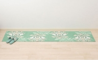 DECORMUSEE サミーラ キッチンマット 45×240cm グリーン