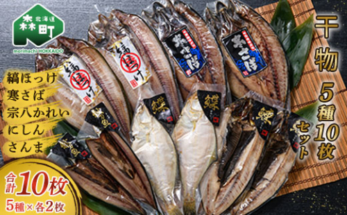 干物5種10枚セット mr1-0169 565440 - 北海道森町