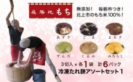 【杵つき】展勝地 もち　冷凍 たれ 餅 アソート セット 1　