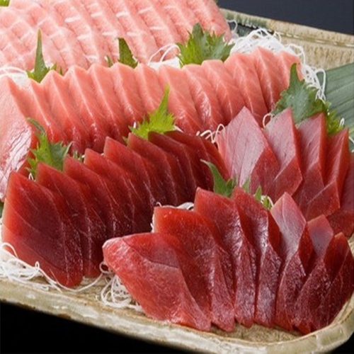 a50-095　焼津 天然 南 まぐろ 中トロ 付き セット3 57112 - 静岡県焼津市