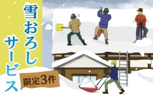 YK-01屋根の雪おろしサービス【限定3件】 571706 - 新潟県長岡市