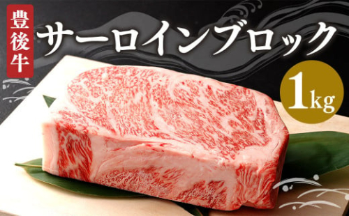 豊後牛 サーロインブロック 1kg 牛肉 大分県 573567 - 大分県竹田市
