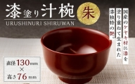 漆塗り 汁椀 (朱) 茶碗 漆 丼 麺類 器