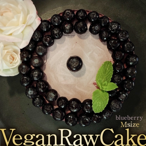 植物性100％ Vegan Raw Cake Blueberry（ブルーベリー/Mサイズ）お砂糖・小麦粉・乳製品不使用のスイーツ ヴィーガンローケーキ 吉野ヶ里町/Dondonyokunaru [FCF053] 575885 - 佐賀県吉野ヶ里町