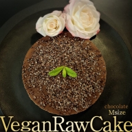 植物性100％ Vegan Raw Cake Chocolate（チョコレート/Mサイズ）お砂糖・小麦粉・乳製品不使用のスイーツ ヴィーガンローケーキ 吉野ヶ里町/Dondonyokunaru [FCF056]