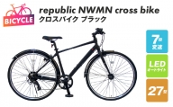 republic NWMN cross bike クロスバイク ブラック 099X120