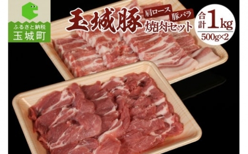 玉城豚焼肉セット 1kg(500g×2)