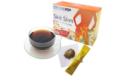 【ふるさと納税】Skit Slim（スキットスリム）健康 美容 プーアル茶 コラーゲン カルシウム 粉末 スティック 携帯 簡単 便利 サポート 便