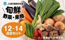 【ふるさと納税】 【JA直売所セレクト】旬鮮野菜・果物セット（12〜14品目） K072-001