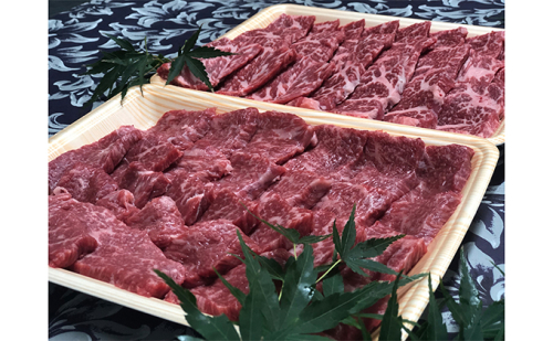 福井県のブランド牛 若狭牛 モモ焼肉用 1kg お肉 牛肉  58240 - 福井県おおい町