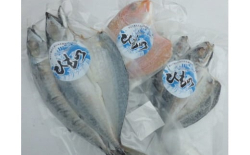 紀州地魚干物セット（3～5パック） 583586 - 和歌山県印南町