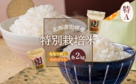 北海道羽幌産　特別栽培米ゆめぴりか2kg・ななつぼし2kgセット【08002】