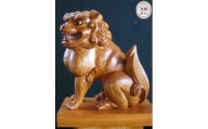 【数量限定】飛騨一位一刀彫 狛犬 阿形 伝統工芸品 飛騨高山 吉野彫刻所 g119
