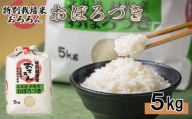 北海道羽幌産 特別栽培米おぼろづき5kg【08003】