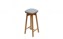 【ふるさと納税】TaKuMi Craft キッチンスツール 角型 (角型) スツール 椅子 いす イス キッチン ダイニング ハイスツール 腰掛 木製 家