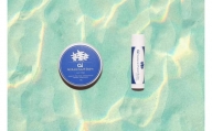 藍を使った天然化粧品ブランド「ai」 ハンドバーム（30g）＆ポイントバーム（4g）セット（無香料）