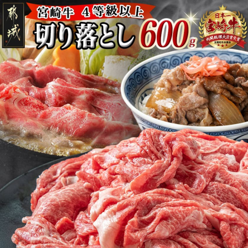 宮崎牛切り落とし600g_AA-8909 59834 - 宮崎県都城市