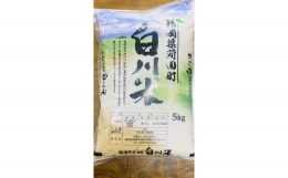 【ふるさと納税】白川米 ( 夢つくし ) 玄米 合計15kg（5kg×3袋）