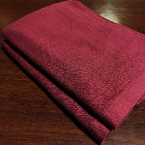 国内製造 ガーゼバスタオル 2枚（エンジ）薄手 60×120cm【泉州タオル 国産 吸水 普段使い シンプル 日用品】 099H1460 603665 - 大阪府泉佐野市