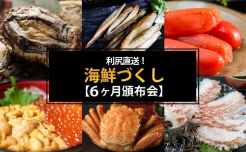 《6ヶ月頒布会》利尻直送!海鮮づくし【定期便・頒布会】 604582 - 北海道利尻富士町