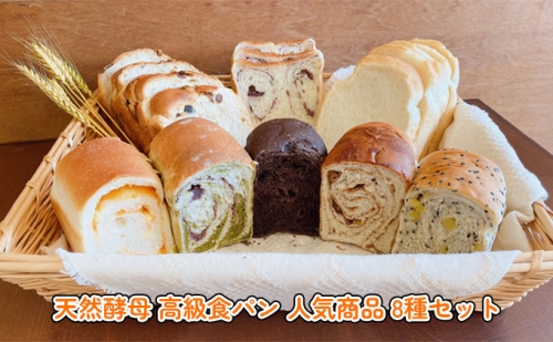 天然酵母 高級食パン 人気商品 8種セット【配送不可：離島】