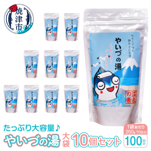 a24-029　「やいづの湯(大袋)」10個セット【100回分】 609925 - 静岡県焼津市