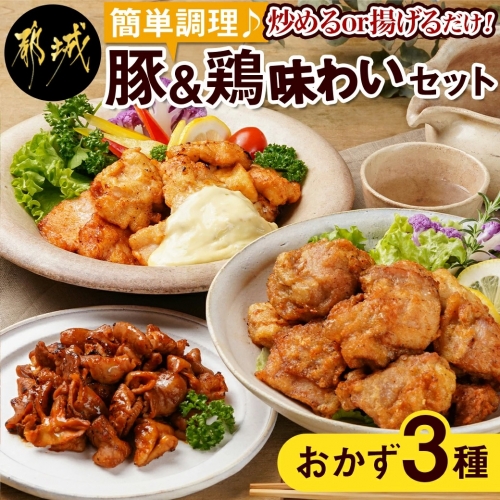 簡単調理♪豚&鶏味わいセット_AA-4411 610216 - 宮崎県都城市