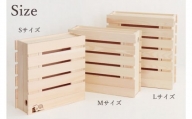 ルーター ケーブル ボックス Sサイズ 収納 / 紀州産 桧 神棚屋さんが作る 木製 2段収納 Wi-Fi コンセント 新生活