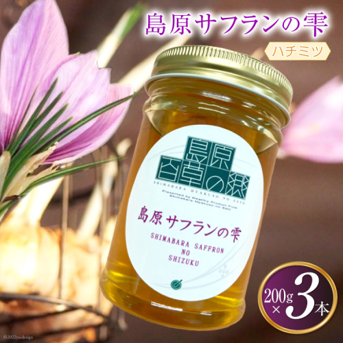 AG124島原サフランの雫 200g×3本 613459 - 長崎県島原市
