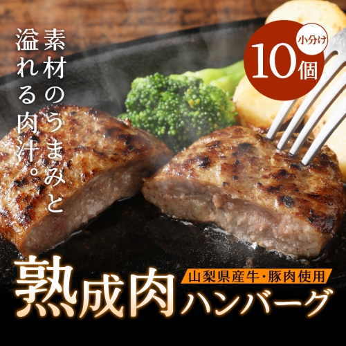 熟成肉ハンバーグ10個入り 613487 - 山梨県富士吉田市 | au PAY