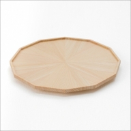 【KIKOE】平盆 ハナチ 木工製品 国産木材 ヒノキ 職人手作り